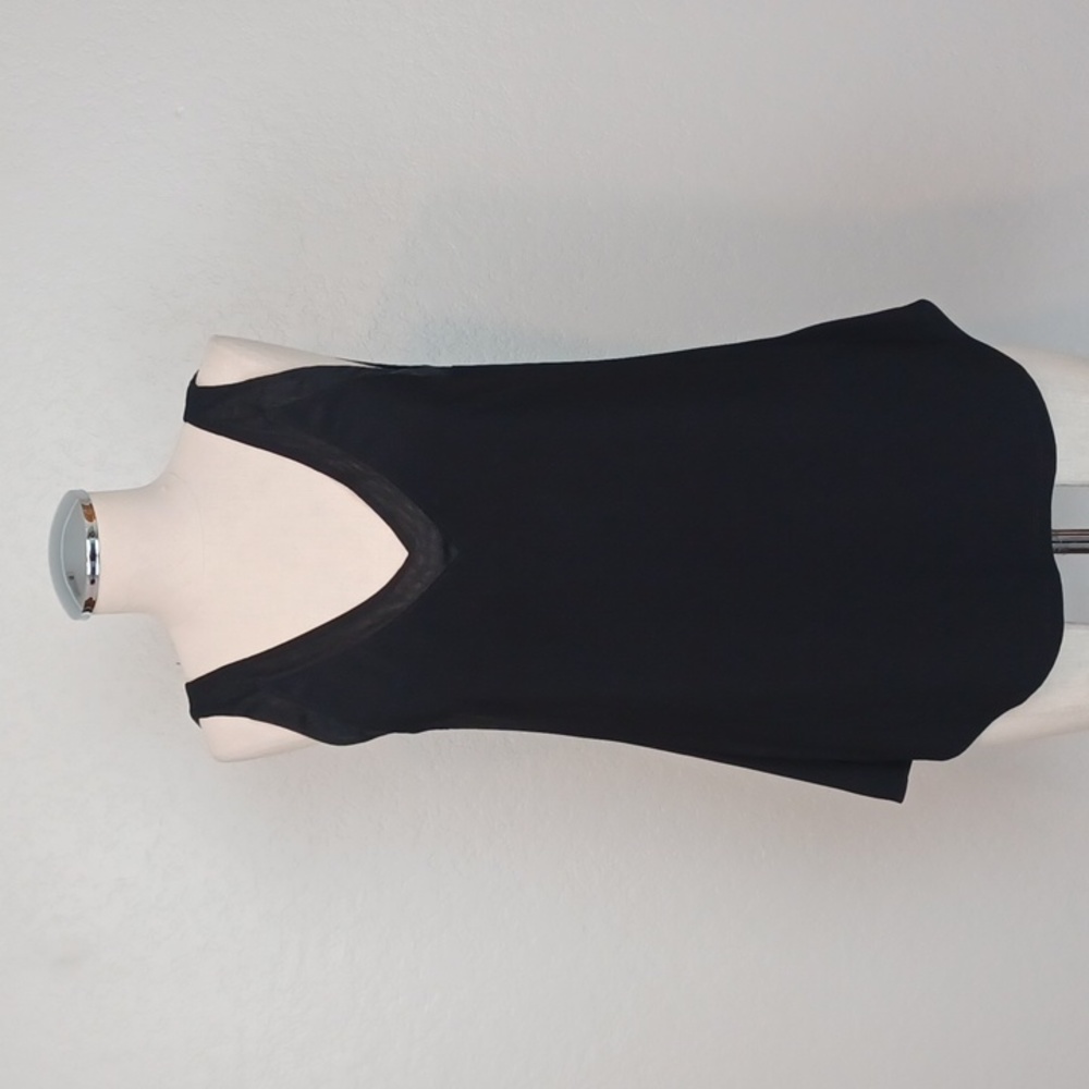 White House Black Market Black Tank Top Size S